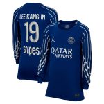 Exklusive psg jordan viertes stadiontrikot 2024-25 – langarm – kinder mit lee kang in 19-aufdruck Kollektion – Premium Paris Saint Germain Trikots
