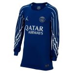 Exklusive psg jordan viertes stadiontrikot 2024-25 – langarm – kinder mit leuchter 17-aufdruck Kollektion – Premium Paris Saint Germain Trikots