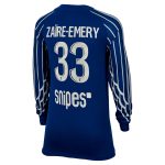 Exklusive psg jordan viertes stadiontrikot 2024-25 – langarm – kinder mit zaire-emery 33-aufdruck Kollektion – Premium Paris Saint Germain Trikots