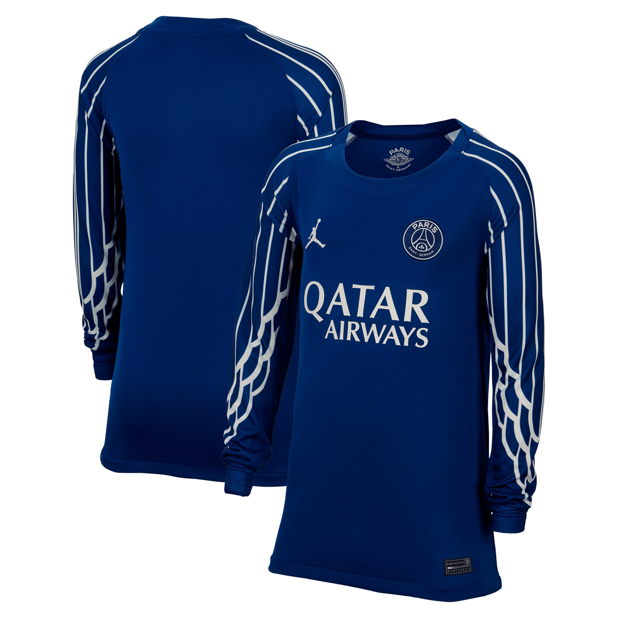 Exklusive psg jordan viertes stadiontrikot 2024-25 – langarm – kinder Kollektion – Premium Paris Saint Germain Trikots