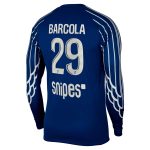 Exklusive psg jordan viertes stadiontrikot 2024-25 – langarm mit barcola 29-aufdruck Kollektion – Premium Paris Saint Germain Trikots