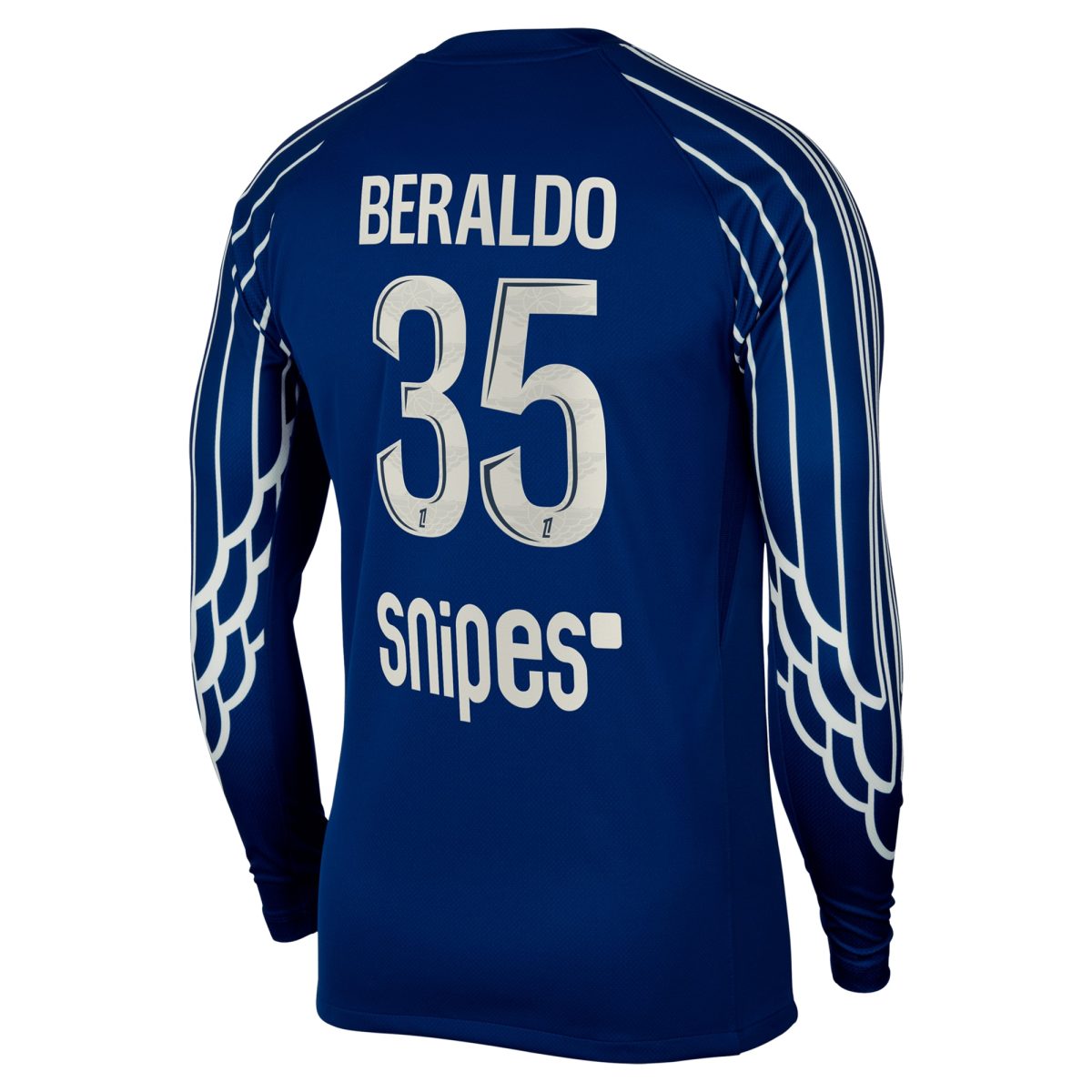 Exklusive psg jordan viertes stadiontrikot 2024-25 – langarm mit beraldo 35-aufdruck Kollektion – Premium Paris Saint Germain Trikots