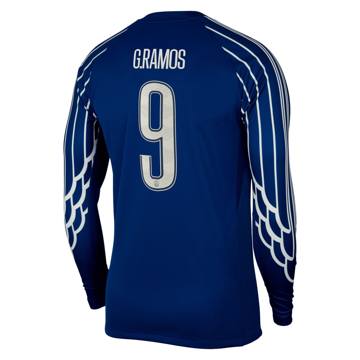 Exklusive psg jordan viertes stadiontrikot 2024-25 – langarm mit cup-aufdruck g.ramos 9 Kollektion – Premium Paris Saint Germain Trikots