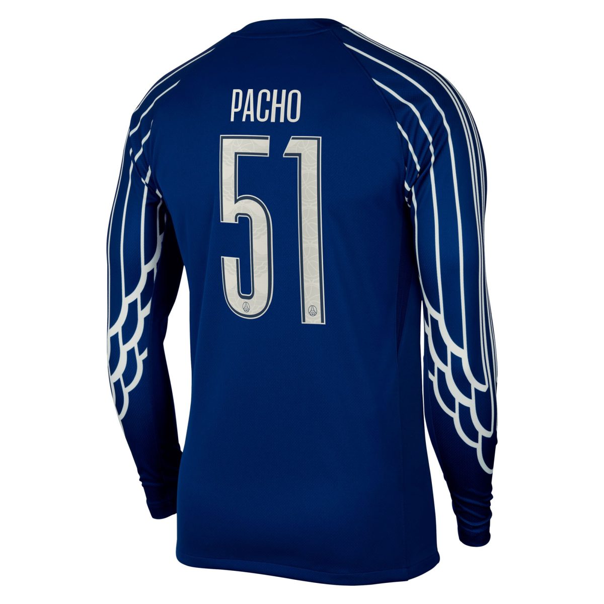 Exklusive psg jordan viertes stadiontrikot 2024-25 – langarm mit cup-aufdruck pacho 51 Kollektion – Premium Paris Saint Germain Trikots