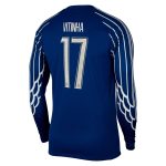 Exklusive psg jordan viertes stadiontrikot 2024-25 – langarm mit cup-aufdruck vitinha 17 Kollektion – Premium Paris Saint Germain Trikots