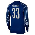 Exklusive psg jordan viertes stadiontrikot 2024-25 – langarm mit cup-aufdruck zaire-emery 33 Kollektion – Premium Paris Saint Germain Trikots