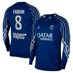 Exklusive psg jordan viertes stadiontrikot 2024-25 – langarm mit fabian 8-aufdruck Kollektion – Premium Paris Saint Germain Trikots