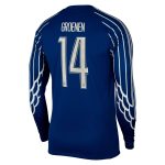 Exklusive psg jordan viertes stadiontrikot 2024-25 – langarm mit groenen 14-aufdruck Kollektion – Premium Paris Saint Germain Trikots