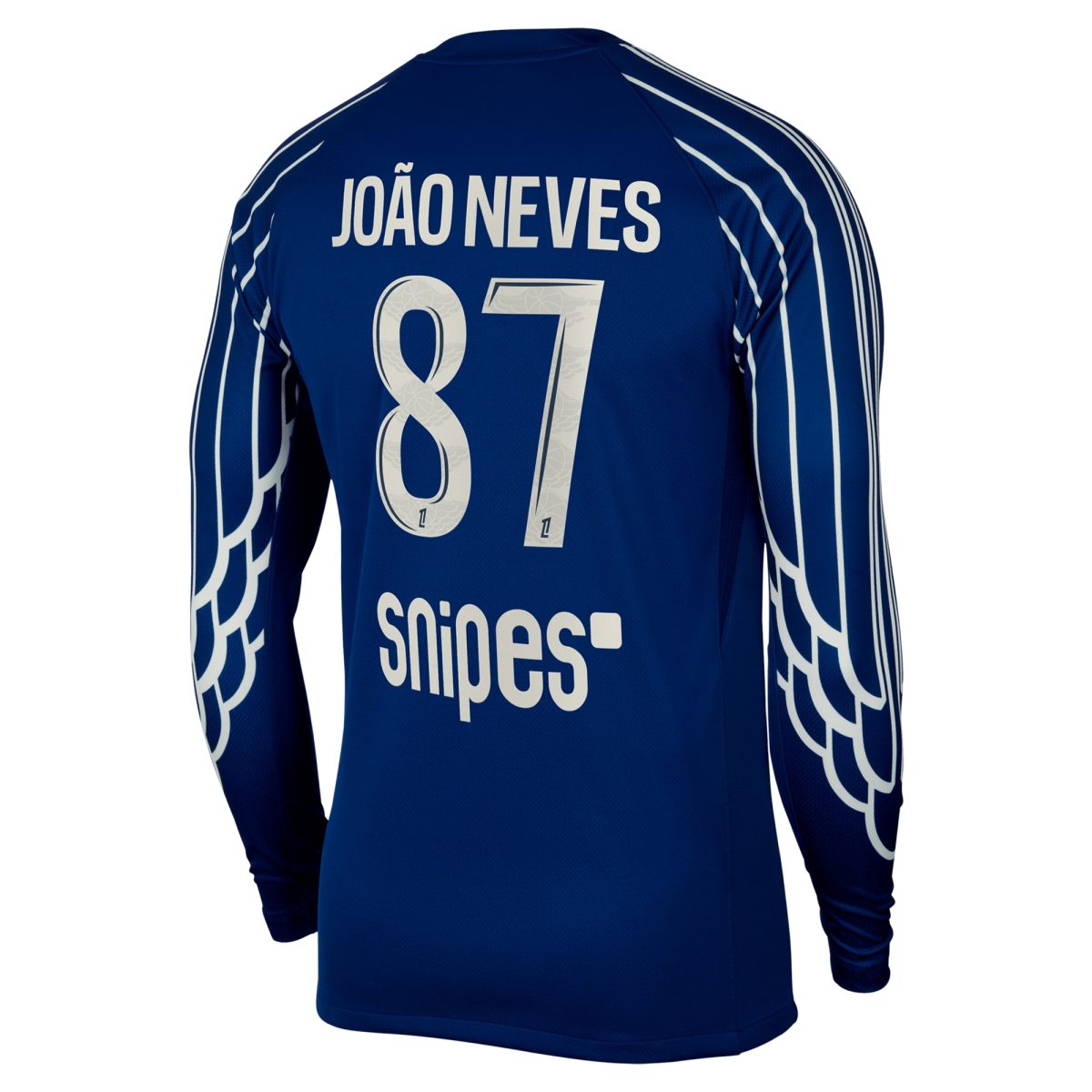 Exklusive psg jordan viertes stadiontrikot 2024-25 – langarm mit joao neves 87-aufdruck Kollektion – Premium Paris Saint Germain Trikots