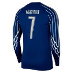 Exklusive psg jordan viertes stadiontrikot 2024-25 – langarm mit karchaoui 7-aufdruck Kollektion – Premium Paris Saint Germain Trikots