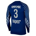 Exklusive psg jordan viertes stadiontrikot 2024-25 – langarm mit kimpembe 3-aufdruck Kollektion – Premium Paris Saint Germain Trikots