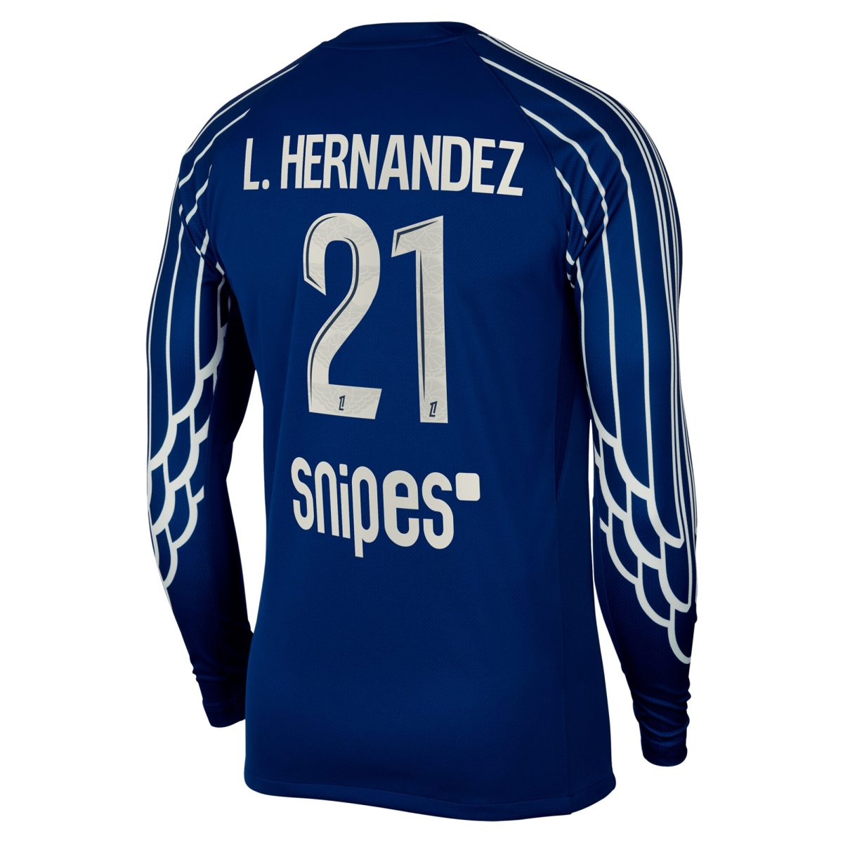 Exklusive psg jordan viertes stadiontrikot 2024-25 – langarm mit l.hernandez 21-aufdruck Kollektion – Premium Paris Saint Germain Trikots