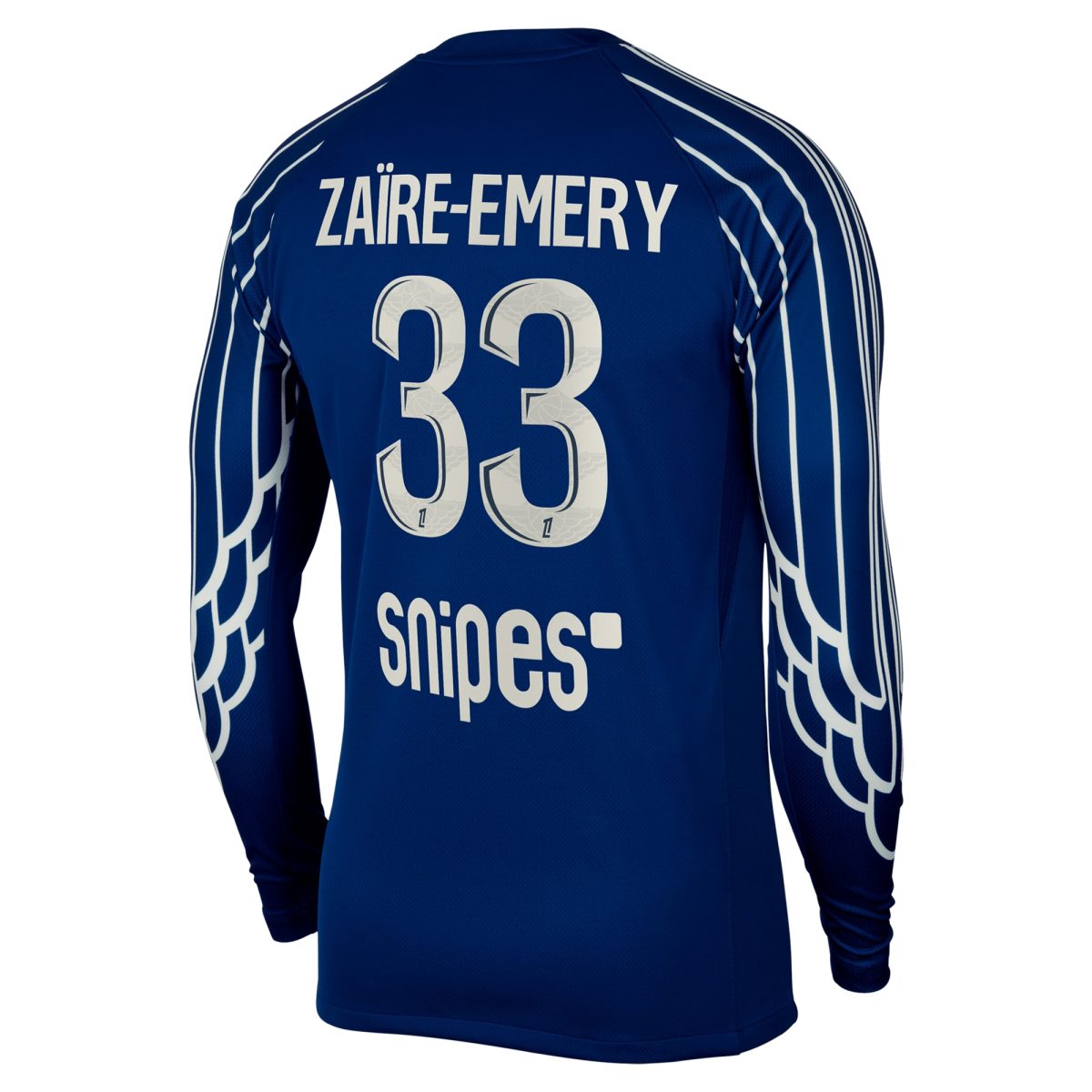 Exklusive psg jordan viertes stadiontrikot 2024-25 – langarm mit zaire-emery 33-aufdruck Kollektion – Premium Paris Saint Germain Trikots