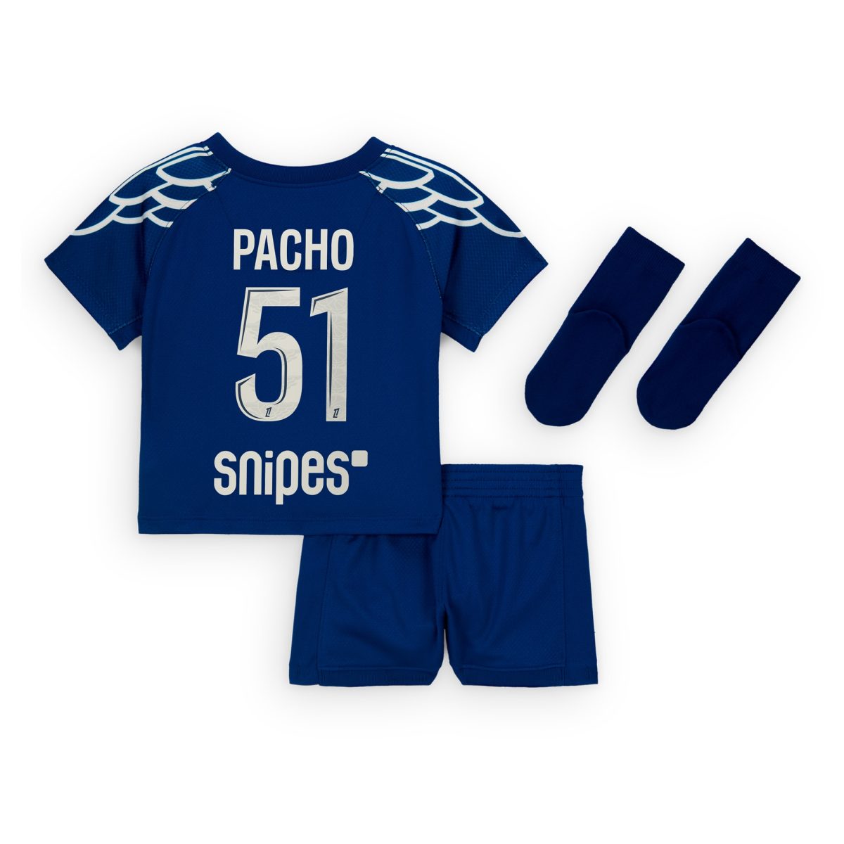 Exklusive psg jordan viertes stadiontrikot 2024-25 – säugling mit pacho 51-aufdruck Kollektion – Premium Paris Saint Germain Trikots