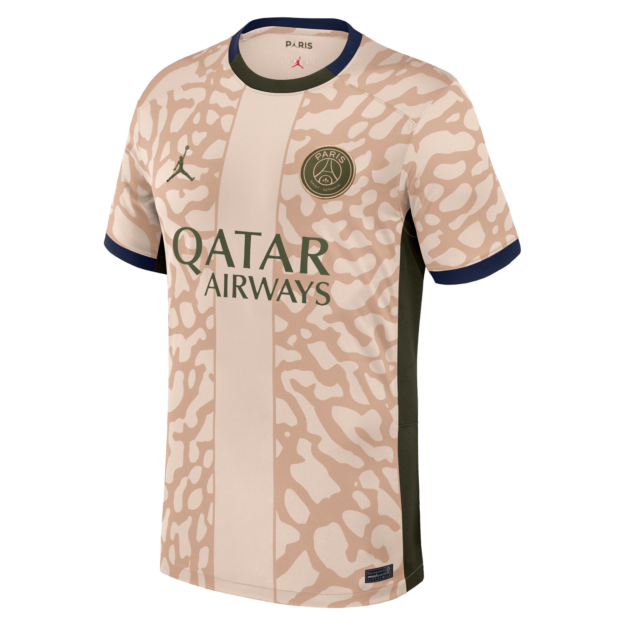 Exklusive psg jordan viertes stadiontrikot 2324 mit personalisieren druck Kollektion – Premium Paris Saint Germain Trikots