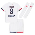 Exklusive psg nike auswärtsstadion-trikot 2024-2025 – kleine kinder mit fabian 8-aufdruck Kollektion – Premium Paris Saint Germain Trikots