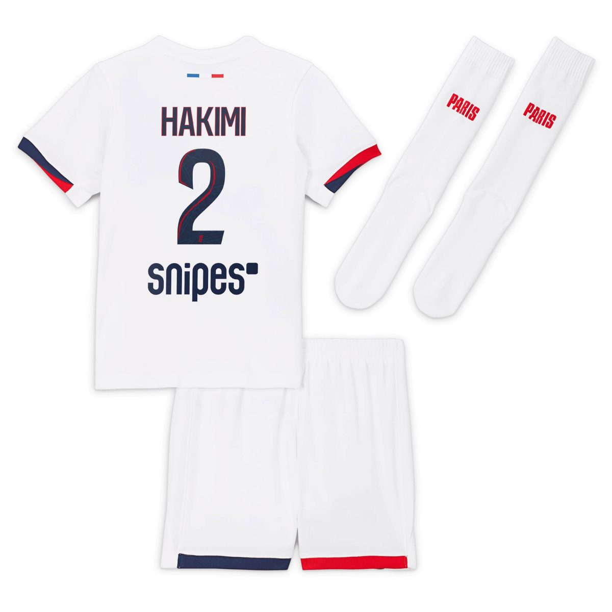 Exklusive psg nike auswärtsstadion-trikot 2024-2025 – kleine kinder mit hakimi 2-aufdruck Kollektion – Premium Paris Saint Germain Trikots