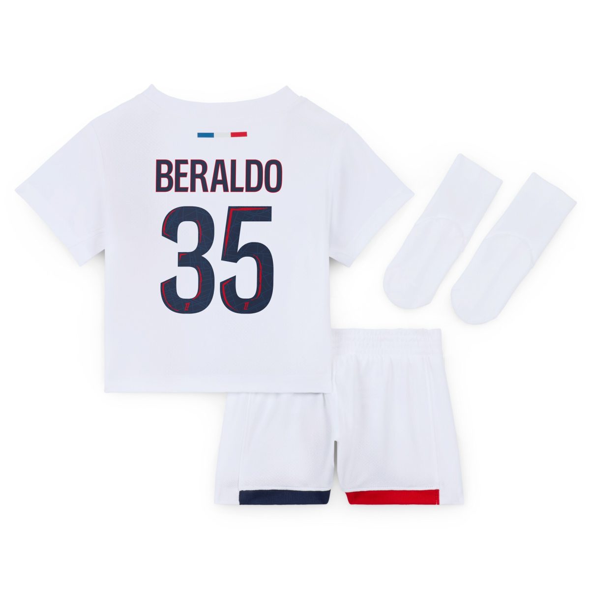 Exklusive psg nike auswärtsstadion-trikot 2024-2025 – säugling mit beraldo 35-aufdruck Kollektion – Premium Paris Saint Germain Trikots