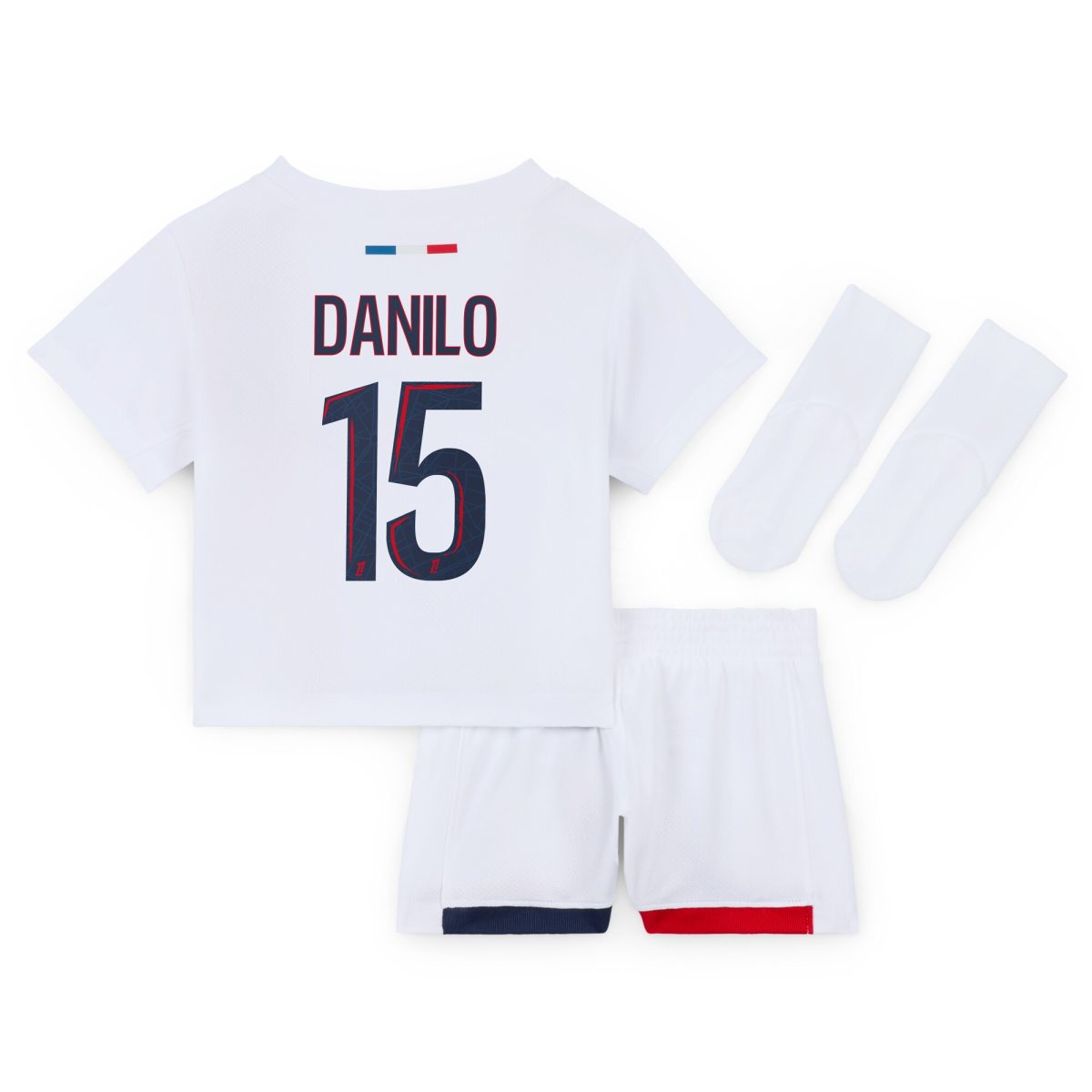 Exklusive psg nike auswärtsstadion-trikot 2024-2025 – säugling mit danilo 15-aufdruck Kollektion – Premium Paris Saint Germain Trikots
