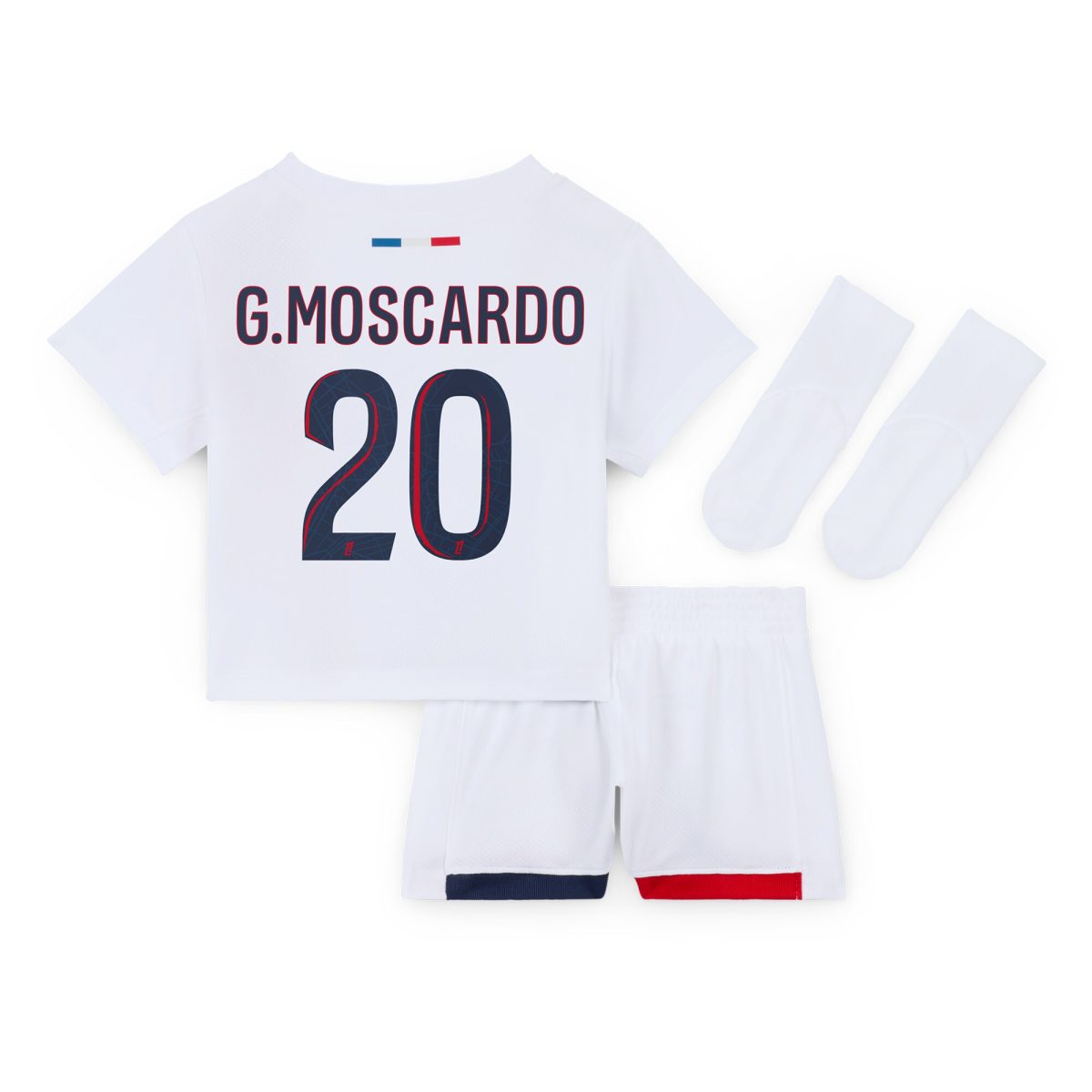 Exklusive psg nike auswärtsstadion-trikot 2024-2025 – säugling mit g.moscardo 20-aufdruck Kollektion – Premium Paris Saint Germain Trikots