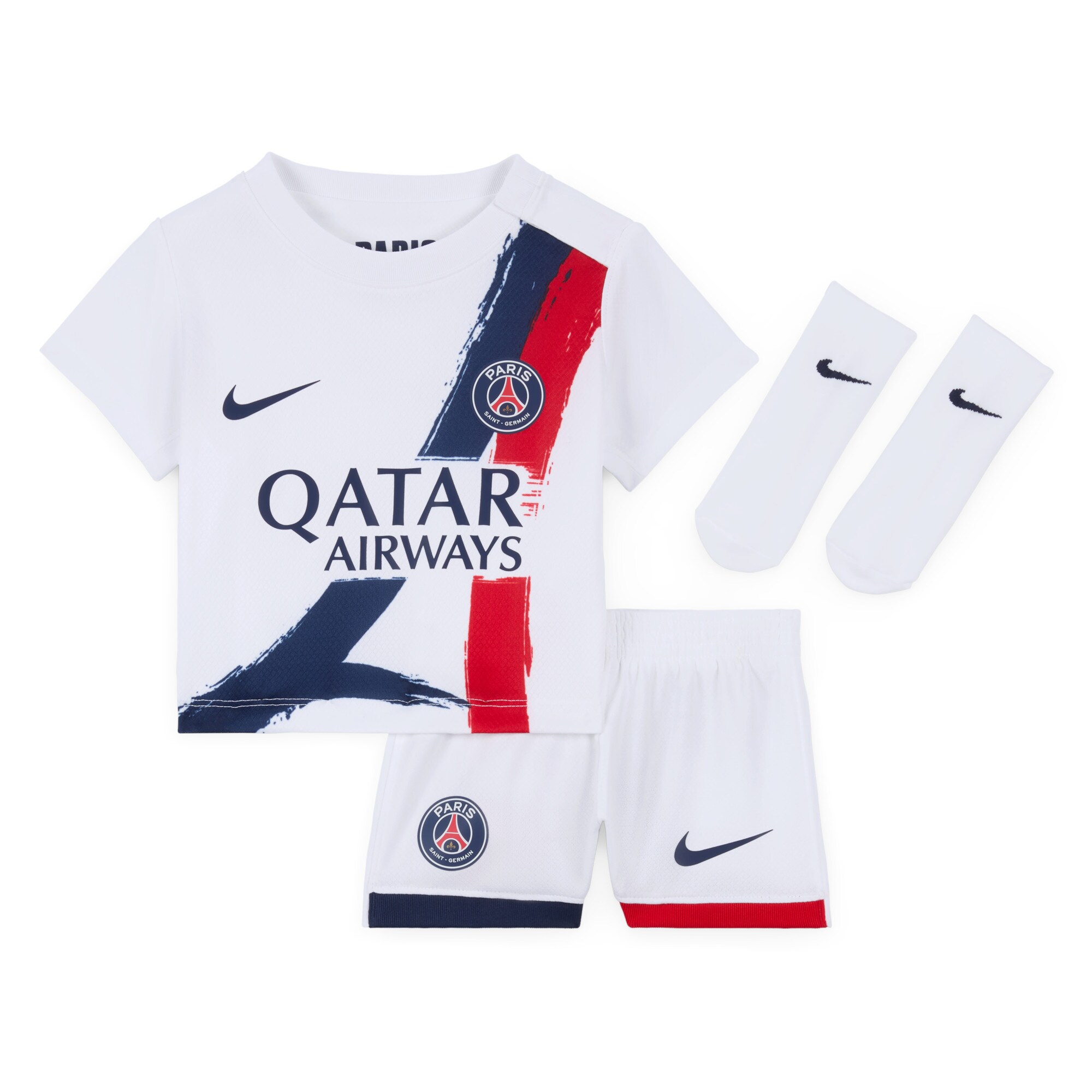 Exklusive psg nike auswärtsstadion-trikot 2024-2025 – säugling mit personalisieren druck Kollektion – Premium Paris Saint Germain Trikots