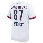 Exklusive psg nike auswärtsstadiontrikot 2024-2025 mit joao neves 87-aufdruck Kollektion – Premium Paris Saint Germain Trikots