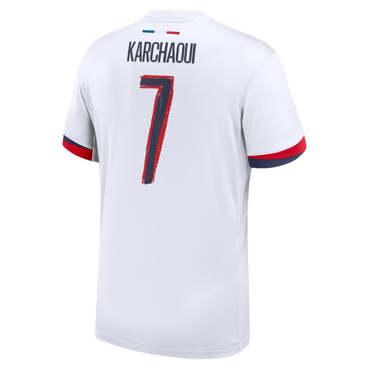Exklusive psg nike auswärtsstadiontrikot 2024-2025 mit karchaoui 7-aufdruck Kollektion – Premium Paris Saint Germain Trikots