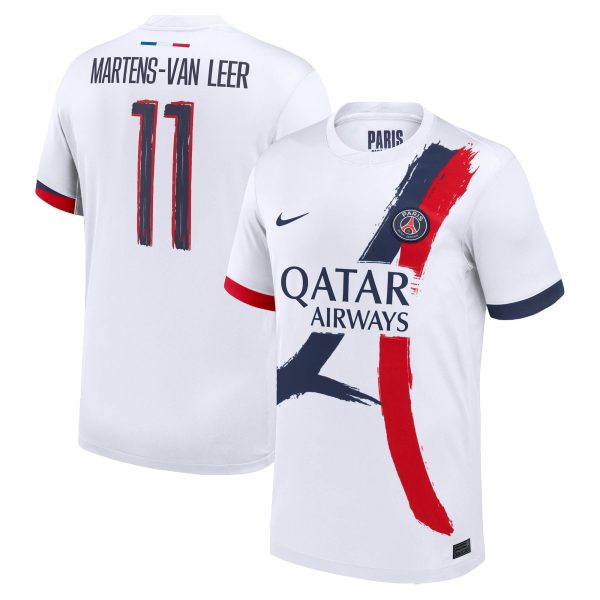 Exklusive psg nike auswärtsstadiontrikot 2024-2025 mit martens-van leer 11-aufdruck Kollektion – Premium Paris Saint Germain Trikots