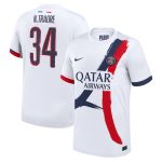 Exklusive psg nike auswärtsstadiontrikot 2024-2025 mit n.traore 34-aufdruck Kollektion – Premium Paris Saint Germain Trikots