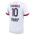 Exklusive psg nike auswärtsstadiontrikot 2024-2025 mit o.dembele 10-aufdruck Kollektion – Premium Paris Saint Germain Trikots