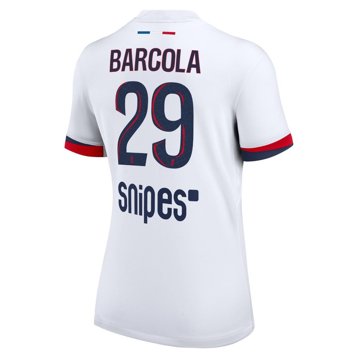 Exklusive psg nike auswärtsstadiontrikot 2024-2025 – damen mit barcola 29-aufdruck Kollektion – Premium Paris Saint Germain Trikots