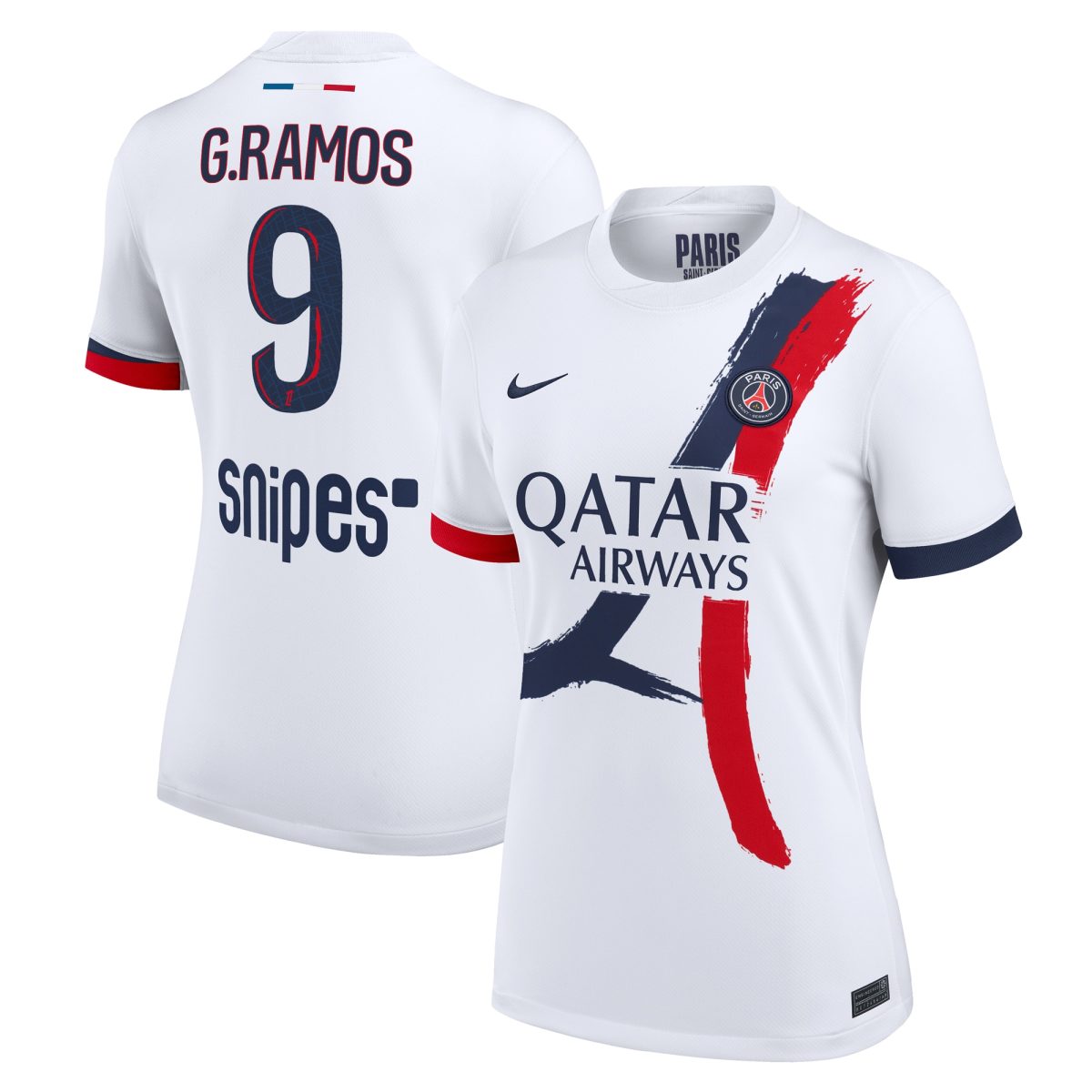 Exklusive psg nike auswärtsstadiontrikot 2024-2025 – damen mit g.ramos 9-aufdruck Kollektion – Premium Paris Saint Germain Trikots