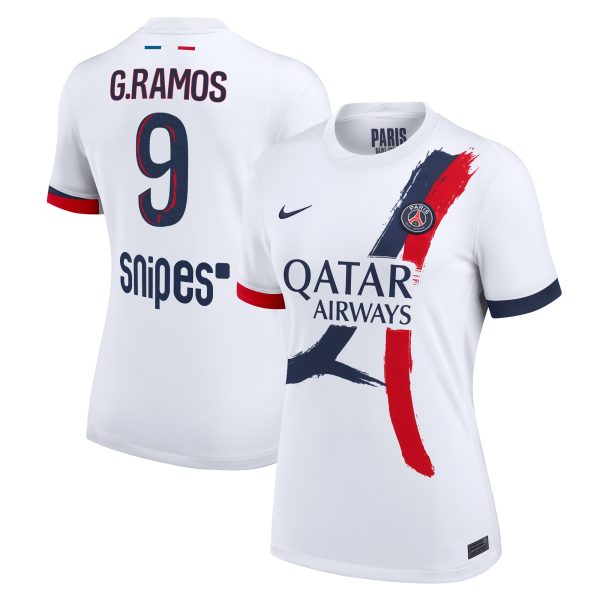 Exklusive psg nike auswärtsstadiontrikot 2024-2025 – damen mit g.ramos 9-aufdruck Kollektion – Premium Paris Saint Germain Trikots