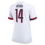Exklusive psg nike auswärtsstadiontrikot 2024-2025 – damen mit groenen 14-aufdruck Kollektion – Premium Paris Saint Germain Trikots