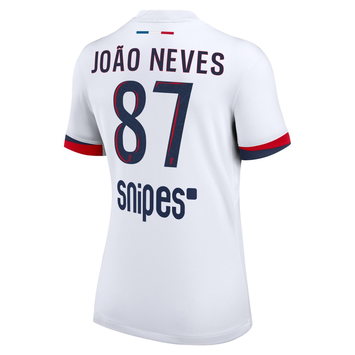 Exklusive psg nike auswärtsstadiontrikot 2024-2025 – damen mit joao neves 87-aufdruck Kollektion – Premium Paris Saint Germain Trikots