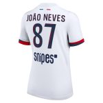 Exklusive psg nike auswärtsstadiontrikot 2024-2025 – damen mit joao neves 87-aufdruck Kollektion – Premium Paris Saint Germain Trikots