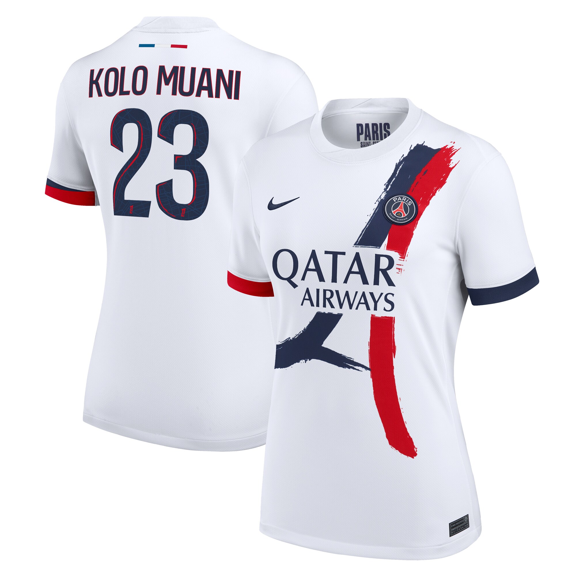 Exklusive psg nike auswärtsstadiontrikot 2024-2025 – damen mit kolo muani 23-aufdruck Kollektion – Premium Paris Saint Germain Trikots