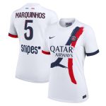 Exklusive psg nike auswärtsstadiontrikot 2024-2025 – damen mit marquinhos 5-aufdruck Kollektion – Premium Paris Saint Germain Trikots