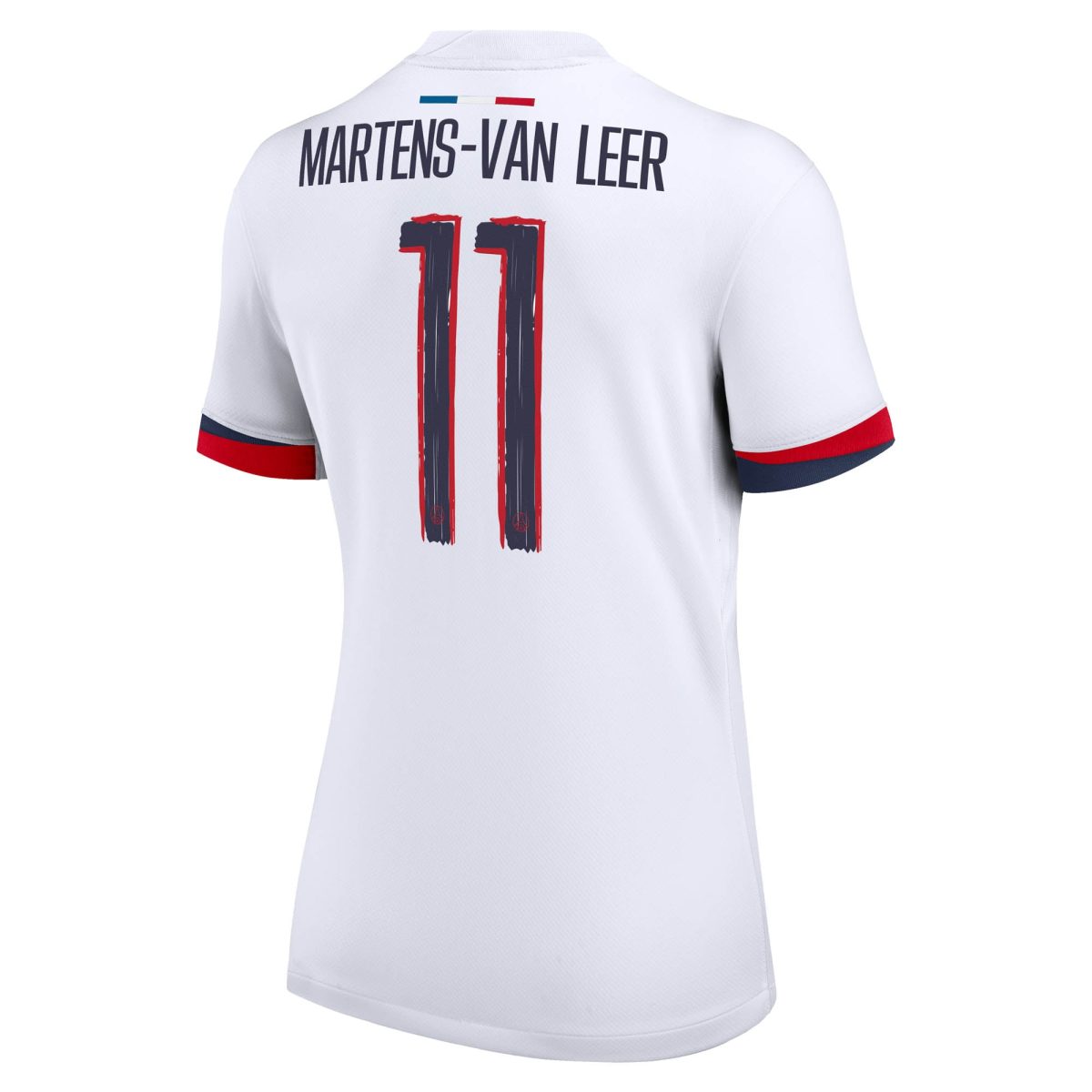 Exklusive psg nike auswärtsstadiontrikot 2024-2025 – damen mit martens-van leer 11-aufdruck Kollektion – Premium Paris Saint Germain Trikots