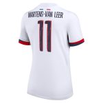 Exklusive psg nike auswärtsstadiontrikot 2024-2025 – damen mit martens-van leer 11-aufdruck Kollektion – Premium Paris Saint Germain Trikots