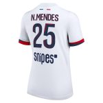 Exklusive psg nike auswärtsstadiontrikot 2024-2025 – damen mit n.mendes 25-aufdruck Kollektion – Premium Paris Saint Germain Trikots