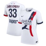 Exklusive psg nike auswärtsstadiontrikot 2024-2025 – damen mit zaire-emery 33-aufdruck Kollektion – Premium Paris Saint Germain Trikots