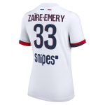 Exklusive psg nike auswärtsstadiontrikot 2024-2025 – damen mit zaire-emery 33-aufdruck Kollektion – Premium Paris Saint Germain Trikots