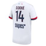 Exklusive psg nike auswärtsstadiontrikot 2024-2025 – kinder mit d.doue 14-aufdruck Kollektion – Premium Paris Saint Germain Trikots
