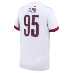 Exklusive psg nike auswärtsstadiontrikot 2024-2025 – kinder mit fazer 95-aufdruck Kollektion – Premium Paris Saint Germain Trikots
