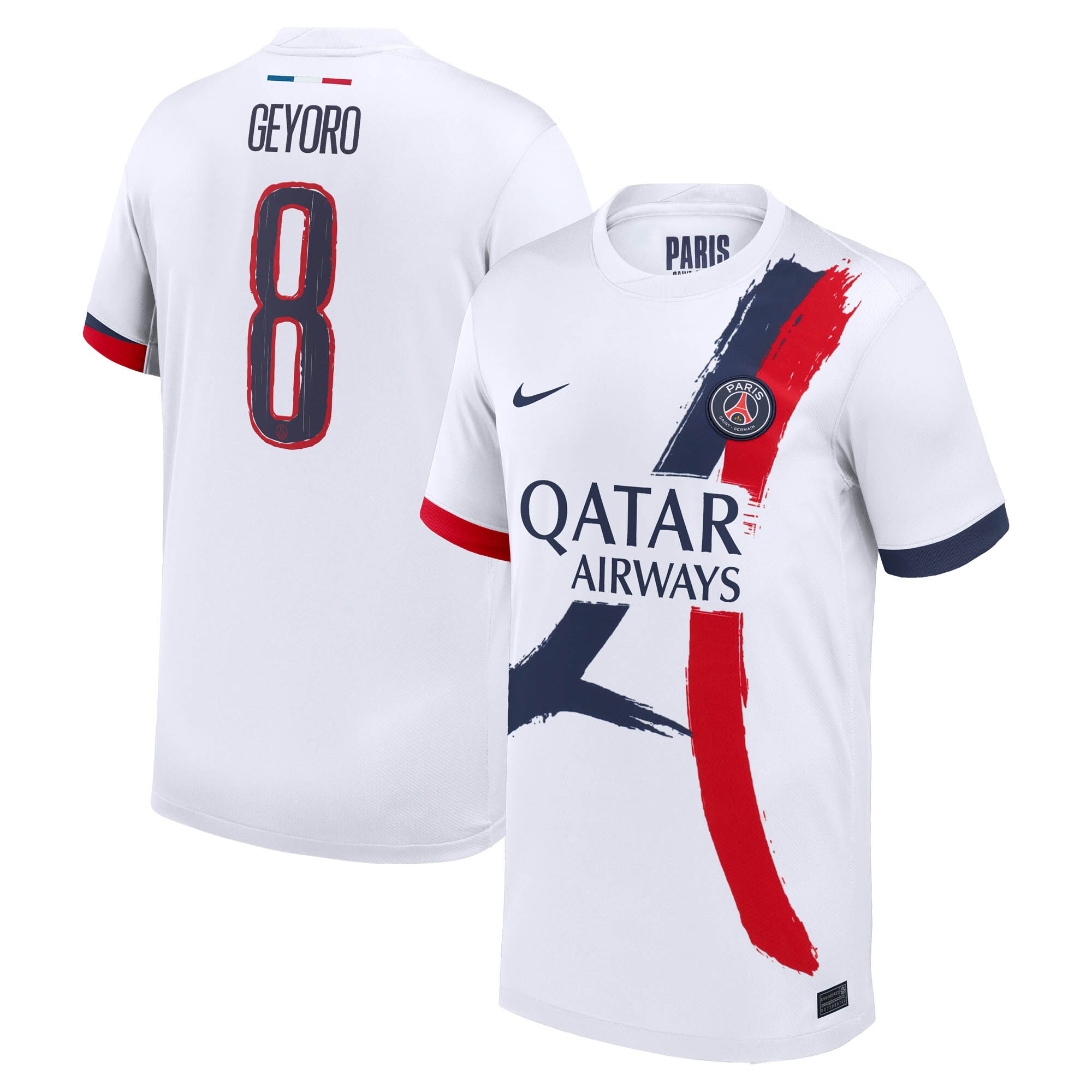 Exklusive psg nike auswärtsstadiontrikot 2024-2025 – kinder mit geyoro 8-aufdruck Kollektion – Premium Paris Saint Germain Trikots