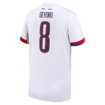 Exklusive psg nike auswärtsstadiontrikot 2024-2025 – kinder mit geyoro 8-aufdruck Kollektion – Premium Paris Saint Germain Trikots