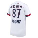 Exklusive psg nike auswärtsstadiontrikot 2024-2025 – kinder mit joao neves 87-aufdruck Kollektion – Premium Paris Saint Germain Trikots