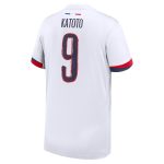 Exklusive psg nike auswärtsstadiontrikot 2024-2025 – kinder mit katoto 9-aufdruck Kollektion – Premium Paris Saint Germain Trikots