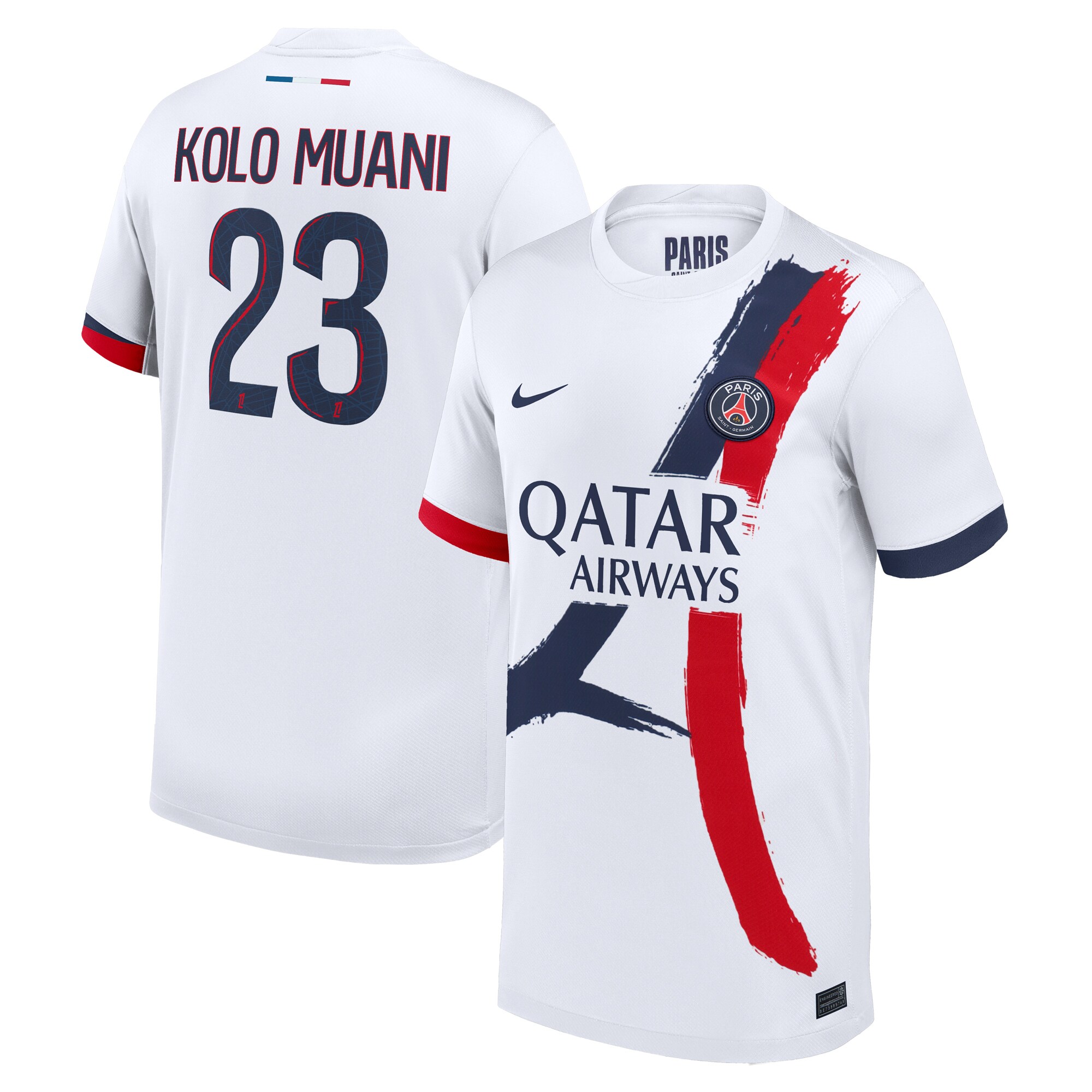 Exklusive psg nike auswärtsstadiontrikot 2024-2025 – kinder mit kolo muani 23-aufdruck Kollektion – Premium Paris Saint Germain Trikots
